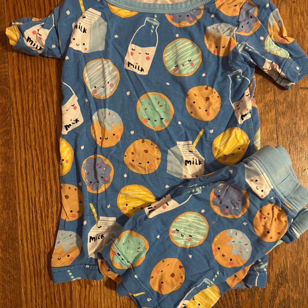 LS Milk and Cookies Pajama Set
